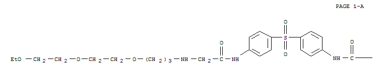 N,N'-(sulfonyldibenzene-4,1-diyl)bis(3,6,9-trioxa-13-azapentadecan-15-amide) 