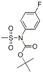CARBAMIC ACID (4-FLUOROPHENYL)(METHYLSULFONYL)-,TERT-BUTYL ESTER