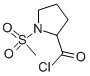 2-PYRROLIDINECARBONYL CHLORIDE,1-(METHYLSULFONYL)-