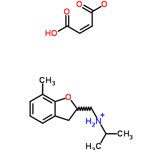 (z)-4-hydroxy-4-oxobut-2-enoate;(7-methyl-2,3-dihydro-1-benzofuran-2-yl)methyl-propan-2-ylazanium