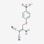 2-[1-amino-2-(4-nitrophenoxy)ethylidene]propanedinitrile