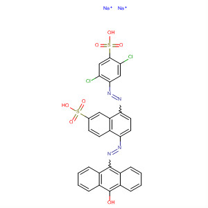 2-Naphthalenesulfonic acid,8-[(2,5-dichloro-4-sulfophenyl)azo]-5-[(10-hydroxy-9-anthracenyl)azo]-,disodium salt
