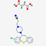 3-[4-(8-chloro-10,11-dihydrodibenzo[b,f]thiepin-10-yl)piperazin-1-yl]propanenitrile (2E)-but-2-enedioate