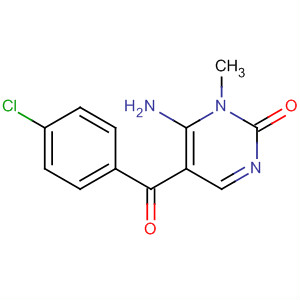2(1H)-Pyrimidinone, 6-amino-5-(4-chlorobenzoyl)-1-methyl-