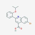 6-BROMO-2-(2-ISOPROPOXY-PHENYL)-QUINOLINE-4-CARBOXYLIC ACID