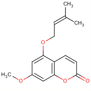 2H-1-Benzopyran-2-one, 7-methoxy-5-[(3-methyl-2-butenyl)oxy]-