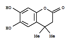 2H-1-Benzopyran-2-one,3,4-dihydro-6,7-dihydroxy-4,4-dimethyl-