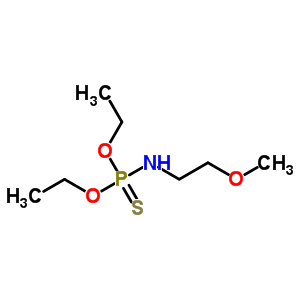 O,O-diethyl (2-methoxyethyl)phosphoramidothioate