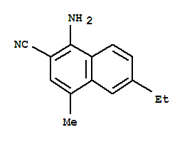 2-Naphthalenecarbonitrile,1-amino-6-ethyl-4-methyl-