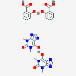Benzoic acid, 2-hydroxy-, calcium salt (2:1), mixt. with 3,7-dihydro-1,3-dimethyl-1H-purine-2,6-dione calcium salt