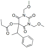 [1,3-bis(methoxymethyl)-2,4,6-trioxo-5-(1-phenylethyl)-1,3-diazinan-5- yl] propanoate