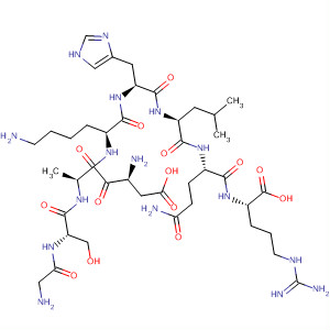 L-Arginine,glycyl-L-seryl-L-a-aspartyl-L-alanyl-L-lysyl-L-histidyl-L-leucyl-L-glutaminyl-