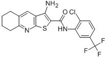 3-amino-N-[2-chloro-5-(trifluoromethyl)phenyl]-5,6,7,8-tetrahydrothieno[2,3-b]quinoline-2-carboxamide