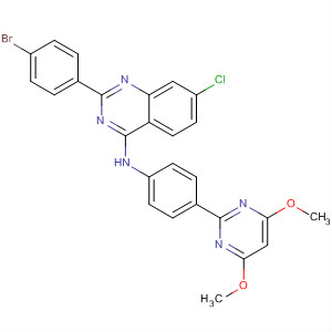 4-Quinazolinamine,2-(4-bromophenyl)-7-chloro-N-[4-(4,6-dimethoxy-2-pyrimidinyl)phenyl]-