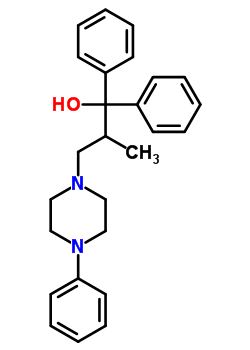 2-methyl-1,1-diphenyl-3-(4-phenylpiperazin-1-yl)propan-1-ol