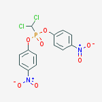 1-[dichloromethyl-(4-nitrophenoxy)phosphoryl]oxy-4-nitrobenzene