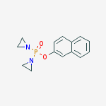 Phosphinic Acid, Bis(1-aziridinyl)-, 2-naphthyl Ester