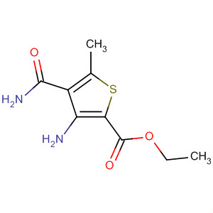 2-Thiophenecarboxylic acid, 3-amino-4-(aminocarbonyl)-5-methyl-,ethyl ester