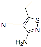 4-Isothiazolecarbonitrile,  3-amino-5-ethyl-