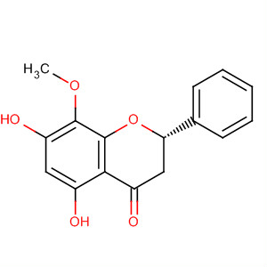 4H-1-Benzopyran-4-one,2,3-dihydro-5,7-dihydroxy-8-methoxy-2-phenyl-, (2S)-