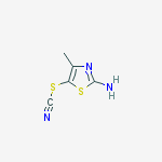 4-methyl-5-thiocyanato-thiazol-2-ylamine