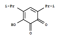 3,5-Cyclohexadiene-1,2-dione,3-hydroxy-4,6-bis(1-methylethyl)-