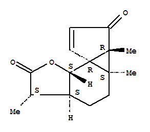 (3aR,8bR)-3a,3b,4,5,5aα,8aβ-Hexahydro-3aβ,3bα,6α-trimethyl-3H-cyclopenta[2,3]cyclopropa[1,2-g]benzofuran-3,7(6H)-dione