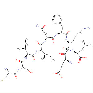 L-Leucine,L-cysteinyl-L-seryl-L-isoleucyl-L-isoleucyl-L-asparaginyl-L-phenylalanyl-L-a-glutamyl-L-lysyl-