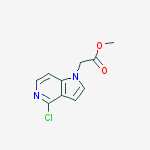 1H-Pyrrolo[3,2-c]pyridine-1-acetic acid, 4-chloro-, methyl ester