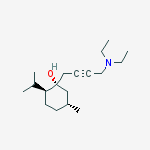 (1S,2S,5R)-1-[4-(diethylamino)but-2-yn-1-yl]-5-methyl-2-(propan-2-yl)cyclohexanol