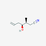 6-Heptenenitrile, 4-hydroxy-3-methyl-, (3S,4S)-