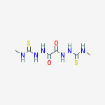 1-methyl-3-[[2-[2-(methylcarbamothioyl)hydrazinyl]-2-oxoacetyl]amino]thiourea