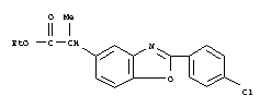 2-(4-Chlorophenyl)-α-methyl-5-benzoxazoleacetic acid ethyl ester