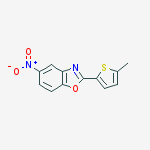 Benzoxazole, 2-(5-methyl-2-thienyl)-5-nitro-