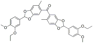 3-Ethoxy-4-methoxyphenyl(6-methyl-1,3-benzodioxol-5-yl) ketone