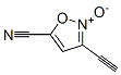 5-ISOXAZOLECARBONITRILE,3-ETHYNYL-,N-OXIDE