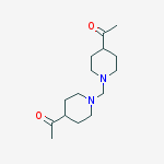 1,1'-(methanediyldipiperidine-1,4-diyl)diethanone