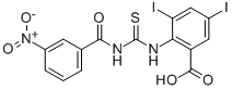 3,5-DIIODO-2-[[[(3-NITROBENZOYL)AMINO]THIOXOMETHYL]AMINO]-BENZOIC ACID