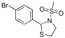 THIAZOLIDINE,2-(4-BROMOPHENYL)-3-(METHYLSULFONYL)-