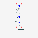 1-Piperazinecarboxylic acid, 2-methyl-4-(4-nitrophenyl)-,1,1-dimethylethyl ester