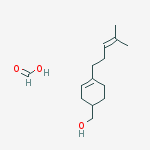 3-Cyclohexene-1-methanol, 4-(4-methyl-3-pentenyl)-, formate