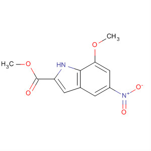 1H-Indole-2-carboxylic acid, 7-methoxy-5-nitro-, methyl ester