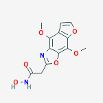 2-(4,8-dimethoxyfuro[3,2-f][1,3]benzoxazol-2-yl)-N-hydroxyacetamide