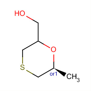 1,4-Oxathiane-2-methanol, 6-methyl-, trans-
