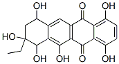 8-Ethyl-7,8,9,10-tetrahydro-1,4,6,7,8,10-hexahydroxy-5,12-naphthacenedione