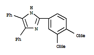 1H-imidazole, 2-(3,4-dimethoxyphenyl)-4,5-diphenyl-