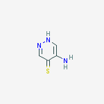 4-Pyridazinethiol, 5-amino-