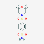 Benzenesulfonamide, 4-[(2,6-dimethyl-4-morpholinyl)sulfonyl]-