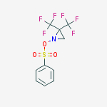 Aziridine, 1-[(phenylsulfonyl)oxy]-2,2-bis(trifluoromethyl)-
