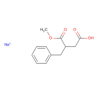 Butanedioic acid, (phenylmethyl)-, 1-methyl ester, sodium salt, (2S)-